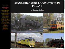 Tablet Screenshot of locomotives.com.pl